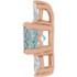 Charm your March-born girl with this beautiful gemstone pendant.
