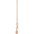 Charm your March-born girl with this beautiful gemstone pendant.