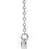 Charm your March-born girl with this beautiful gemstone pendant.