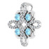Charm your March-born girl with this beautiful gemstone pendant.
