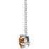 Celebrate their November birthday with this smart and stylish citrine pendant.