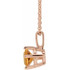 Celebrate their November birthday with this smart and stylish citrine pendant.
