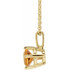 Celebrate their November birthday with this smart and stylish citrine pendant.