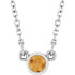 Celebrate their November birthday with this smart and stylish citrine pendant.
