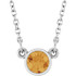 Celebrate their November birthday with this smart and stylish citrine pendant.