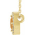 Celebrate their November birthday with this smart and stylish citrine pendant.