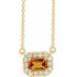 Celebrate their November birthday with this smart and stylish citrine pendant.