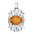 Celebrate their November birthday with this smart and stylish citrine pendant.