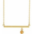 Celebrate their November birthday with this smart and stylish citrine pendant.