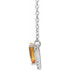 Celebrate their November birthday with this smart and stylish citrine pendant.
