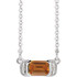 Celebrate their November birthday with this smart and stylish citrine pendant.