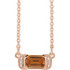Celebrate their November birthday with this smart and stylish citrine pendant.
