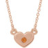 Celebrate their November birthday with this smart and stylish citrine pendant.