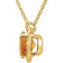 Celebrate their November birthday with this smart and stylish citrine pendant.