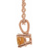 Celebrate their November birthday with this smart and stylish citrine pendant.