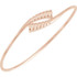 This bypass bangle bracelet will be an everyday favorite.