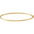 Versatile and refined, this yellow gold endless bangle bracelet fits any occasion with ease.