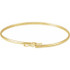 Versatile and refined, this yellow gold endless bangle bracelet fits any occasion with ease.