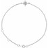This sterling silver star bracelet elevates any attire.