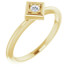 She'll be delighted to receive this charming diamond ring.