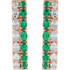 Emerald, the birthstone for May, has been beloved for millennia, evoking rebirth and renewal. Widely regarded as the definition of green, emerald is the perfect color for spring. From the poetic description of Ireland as the Emerald Isle to the vibrant green of the famed gemstone itselfthe May birthstone emerald has captured hearts and minds through the ages.
 
Variations of this rich green color suggest soothing, lush gardens. Legend has it that emerald has the power to make its wearer more intelligent and quick-witted, and it was once believed to cure diseases like cholera and malaria. Today, it's the gemstone given for the 20th and 35th wedding anniversaries.