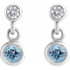These aquamarine earrings add a touch of elegance to any ensemble.
