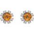 Celebrate your November birthday with these sophisticated citrine earrings.