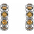 Celebrate your November birthday with these sophisticated citrine earrings.
