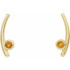 Celebrate your November birthday with these sophisticated citrine earrings.