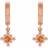 Celebrate your November birthday with these sophisticated citrine earrings.