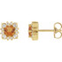 Celebrate your November birthday with these sophisticated citrine earrings.