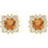 Celebrate your November birthday with these sophisticated citrine earrings.