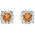 Celebrate your November birthday with these sophisticated citrine earrings.