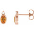 Celebrate your November birthday with these sophisticated citrine earrings.