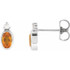 Celebrate your November birthday with these sophisticated citrine earrings.
