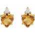 Celebrate your November birthday with these sophisticated citrine earrings.