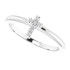 Faith meets fashion in this diamond cross ring.
