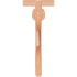 Express your faith with this 14k rose gold cross ring.