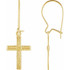 A subtle nod to their faith, these cross earrings are certain to be treasured.