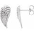 Enhance your everyday look with these inspiring and charming angel earrings.