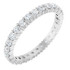 As bold as your love, this diamond eternity band adds sparkle to your celebration.