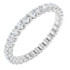 As bold as your love, this diamond eternity band adds sparkle to your celebration.