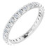 As bold as your love, this diamond eternity band adds sparkle to your celebration.