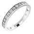 As bold as your love, this diamond eternity band adds sparkle to your celebration.