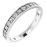 As bold as your love, this diamond eternity band adds sparkle to your celebration.