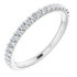As bold as your love, this diamond eternity band adds sparkle to your celebration.