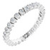 As bold as your love, this diamond eternity band adds sparkle to your celebration.