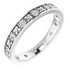 As bold as your love, this diamond eternity band adds sparkle to your celebration.