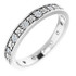 As bold as your love, this diamond eternity band adds sparkle to your celebration.