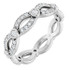 As bold as your love, this diamond eternity band adds sparkle to your celebration.